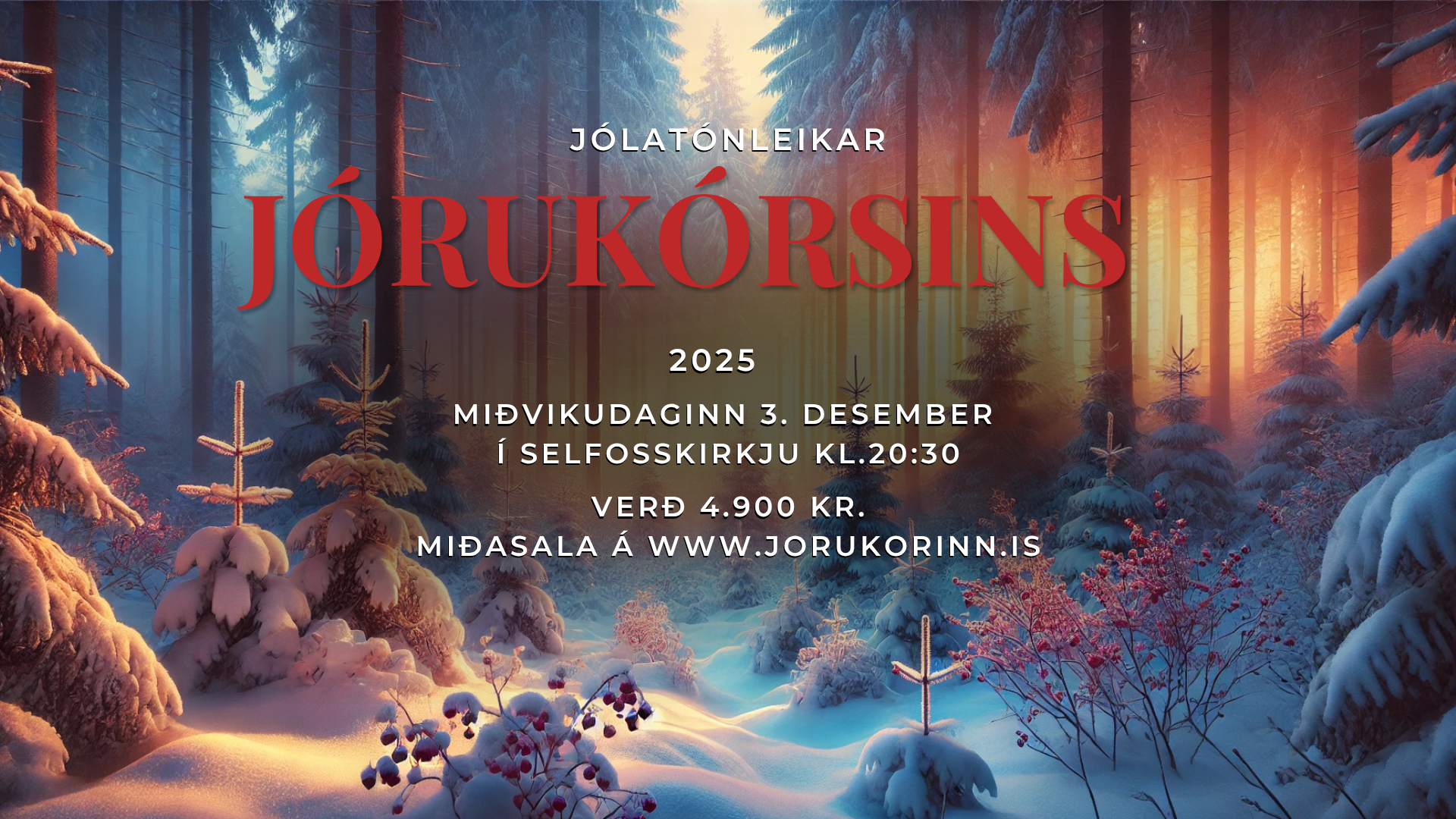 Jorutónleikar Jórukórinn